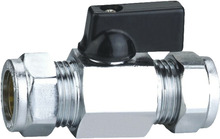 Minikulventil Ø15 mm Rak ScandFix